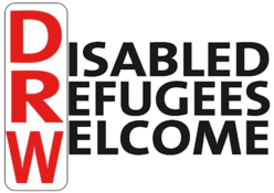 logo disabled refugees welcome