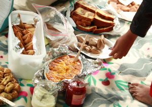 Fikabrödet på vår picknick.