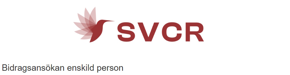 SVCR-logotyp från ansökningsblanketten på deras hemsida.