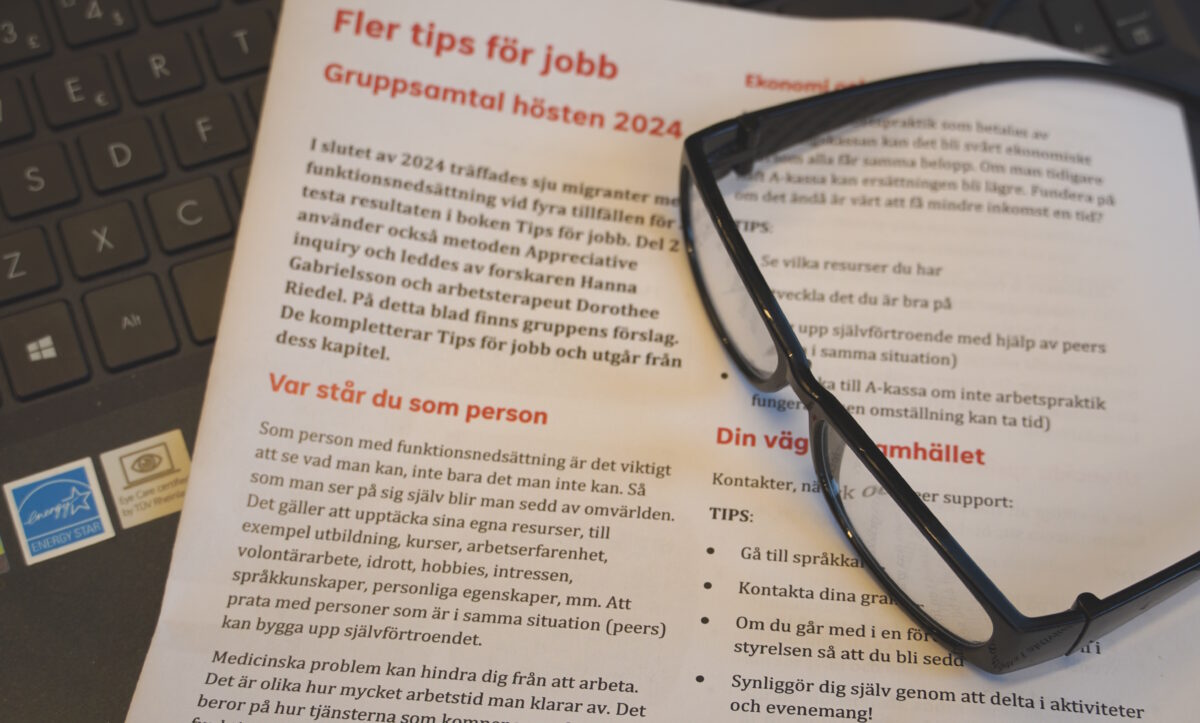 Fler tips för jobb – Gruppsamtal hösten 2024